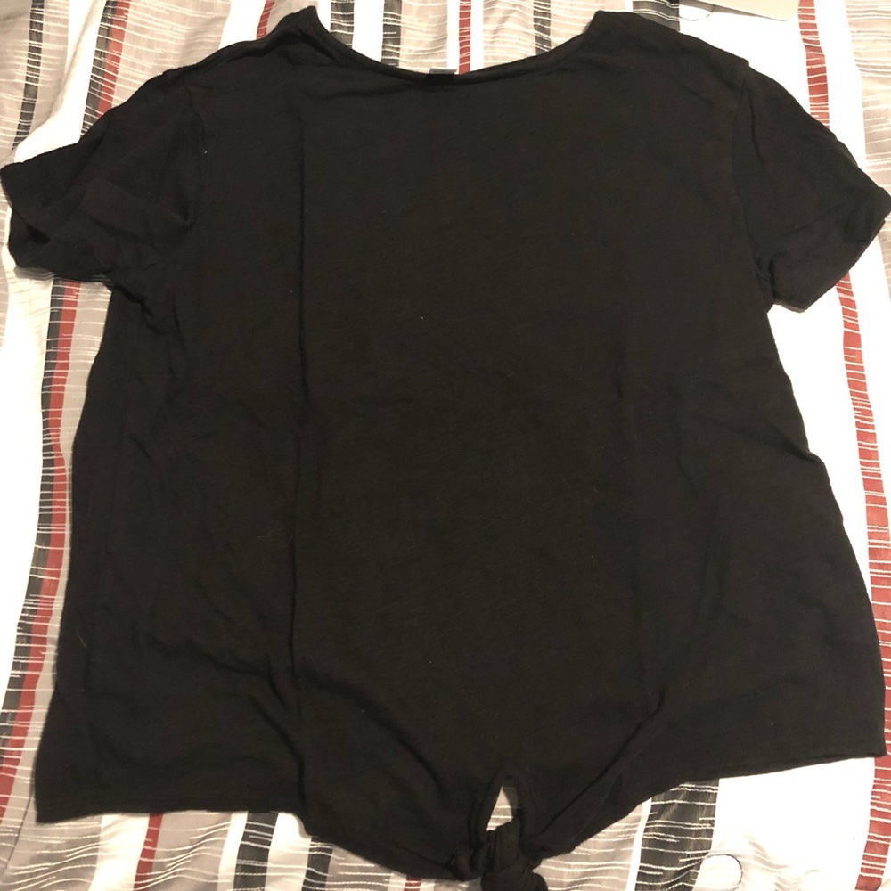 Tie front casual shirt